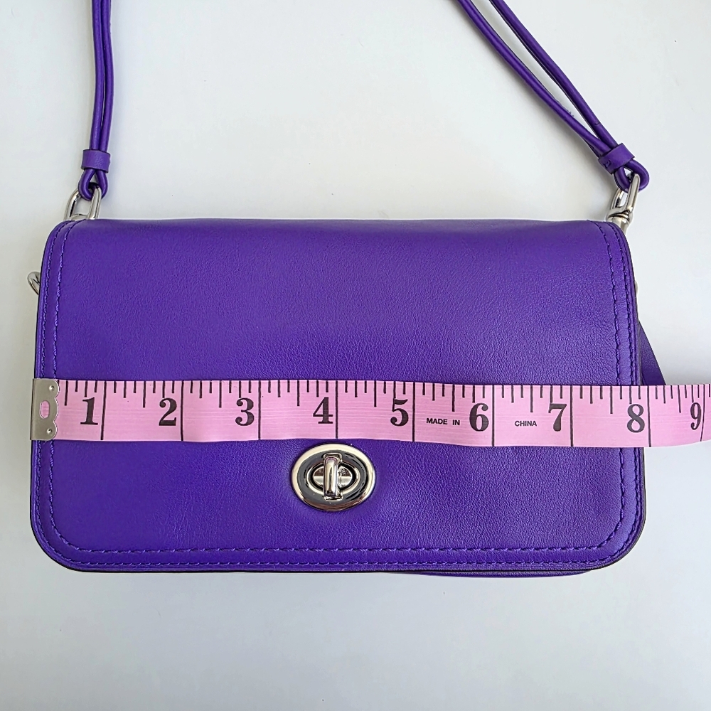 NEW Coach Legacy Penny Crossbody Bag in Ultraviolet - Picture 13 of 15